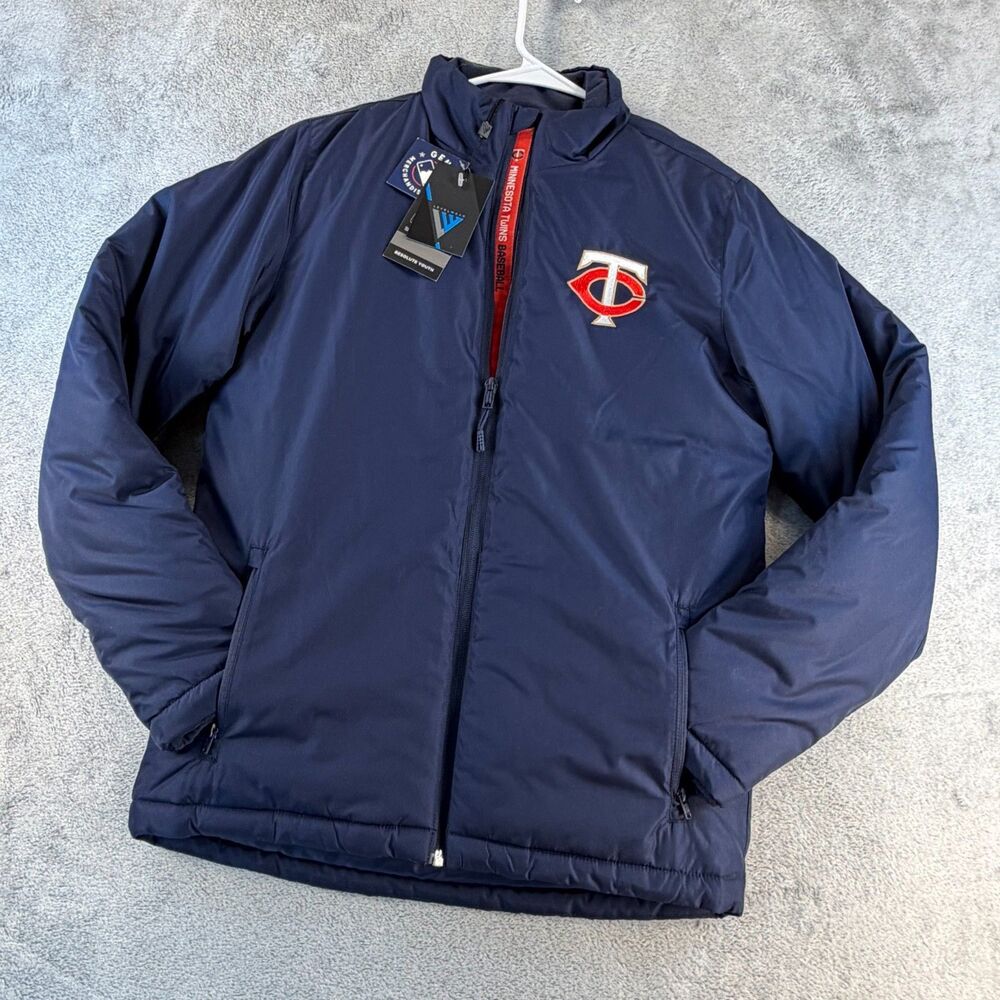 Minnesota Twins Youth L 10/12 Levelwear Jacket NWT MLB Navy Insulated Coat